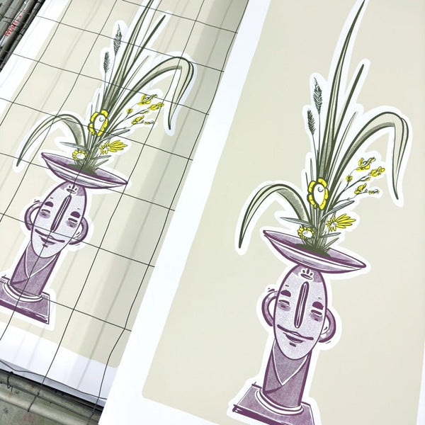 YOUR INNER FLOWER - Limited Screenprint - Studio Mumm