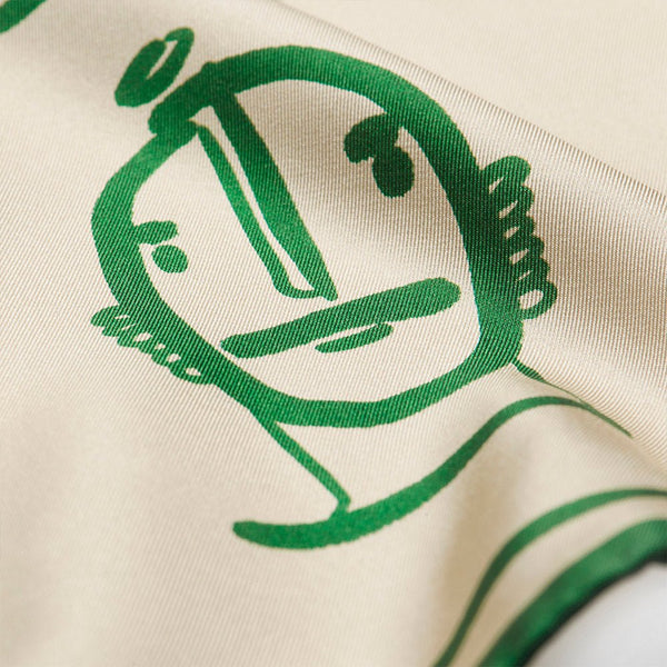 "Calm Thoughts" Seidenschal - Studio Mumm