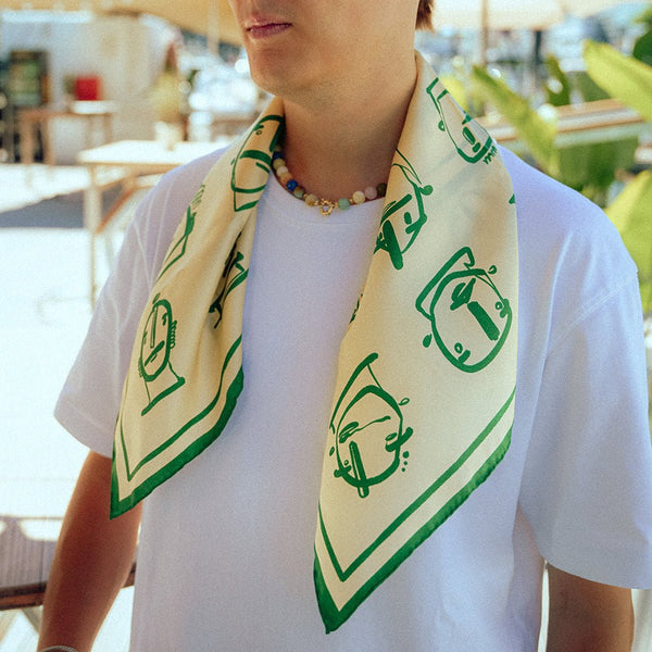 "Calm Thoughts" Seidenschal - Studio Mumm