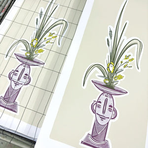 YOUR INNER FLOWER - Limited Screenprint - Studio Mumm