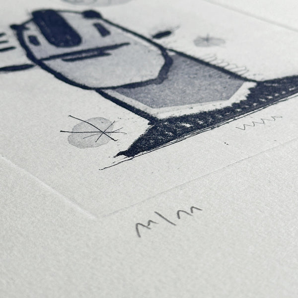 Miro Head – Etching