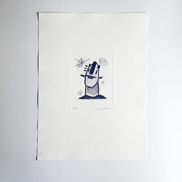Miro Head – Etching