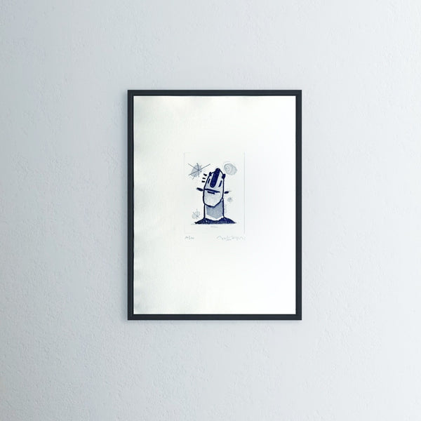 Miro Head – Etching