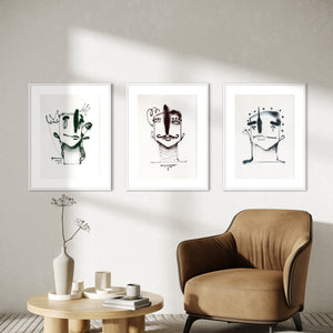 RGB Heads – 3er Poster Bundle