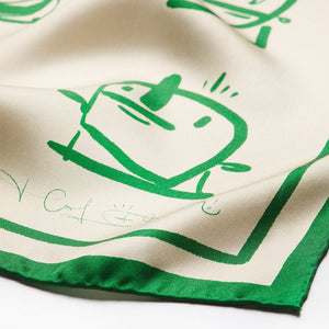 "Calm Thoughts" Seidenschal - Studio Mumm