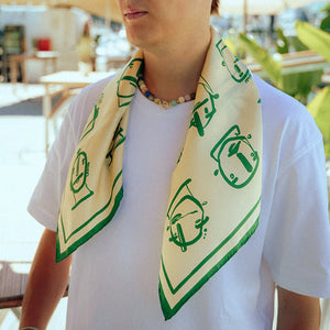 "Calm Thoughts" Seidenschal - Studio Mumm