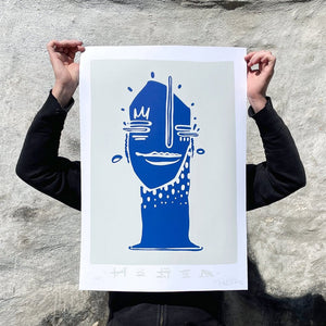SAPPHIRE HEAD / Limited Print - Studio Mumm